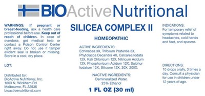Silicea Complex Ii (Bani0264 Silicea Complex Ii 9 26 19)